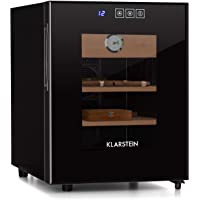 KLARSTEIN El Presidente - humidor de Puros- termoeléctrico- Puerta acristalada panorámica- Aislado- higrómetro…